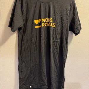 Mons Royale Men's Black T-Shirt - Short Sleeve